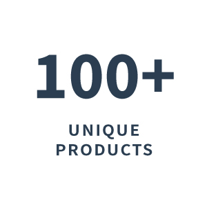 100+ Unique Products